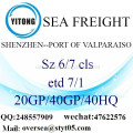 Shenzhen Port Seefracht Versand in Hafen von Valparaiso